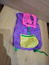 PERFETTO STATO zainetto ELLESSE vintage anni'80  tutto sano