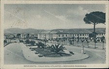 cr128 cartolina benevento citta' viale degli atlantici seminario regionale 1937