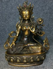 Antica statua tibetana - , bronzo