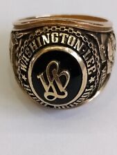 Anello College Americano Washington Lee High School 1973 HERFF JONES oro 10k