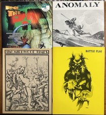 LOTTO x4 Richard Corben Bandiera da Battaglia Legno di Abete Times 5 From The Pit Anomaly Comix 👀
