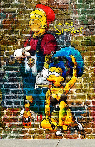The simpsons poster homer and - simpsons,
