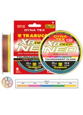 FILO TRECCIATO TRABUCCO DYNA TEX NEO X8 DEEP 300 M PESCA 8 CAPI MULTICOLOR