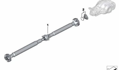 Albero trasmissione per bmw - albero,