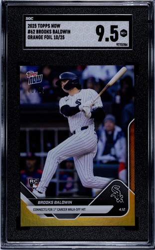 2025 topps now - 2025, brooks