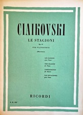 CIAIKOVSKI . LE STAGIONI 