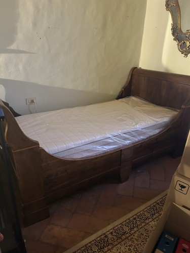 Letto antico singolo - singolo,