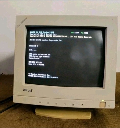 Fujitsu monitor crt computer - fujitsu,