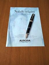 AURORA OPTIMA PENNA STILOGRAFICA NUOVI COLORI PUBBLICITA VINTAGE PUB
