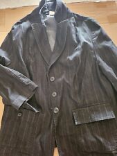 Giacca Blazer jeans nero gessato tg 52 va bene per taglie inferiori