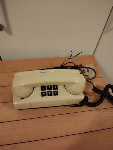 Telefono fisso vintage - telefono,