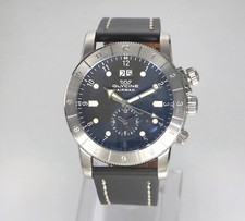 Orologio Glycine Airman GMT 42mm GL0150 Big Date Nero Uomo Quarzo Svizzero