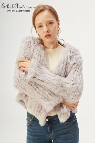 Cappotto pelliccia maglia vera
