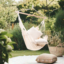 Amaca beige sedia sospesa