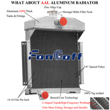 3-Row Aluminum Radiator fits