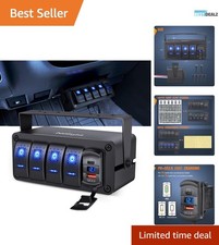 4 Gang Rocker Switch Box with
