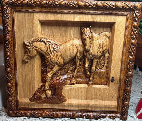 Horse wall art handmade - wall,