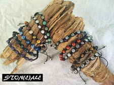 braccialetto regolabile shamballa con pietre dure