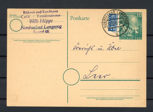 Germania intero postale pso - germania, 1