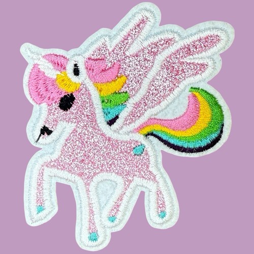 Pink pegasus glitter - pink,