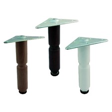 PIEDINO PER MOBILI cm 20 noce (4 pz)