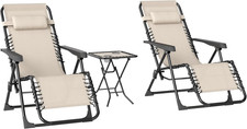 Set Di 2 Sedie Sdraio Da