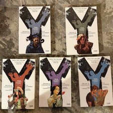 Y: the Last Man #1 - 5 TPB (Vertigo),BY BRIAN K VAUGHN, LOTTO DI 5 LIBRI