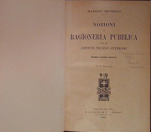 Spinedi nozioni ragioneria - di,