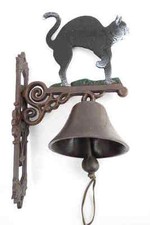 Ghisa Gatto 2 Campana Metallo