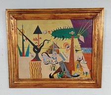 GRANDE OLIO SU TELA JOAN MIRO