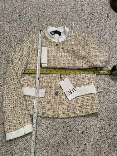 Zara blazer corto testurizzato - blazer,