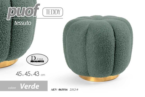 Pouf sgabello poggiapiedi - pouf,