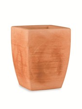 Vaso quadrato in resina