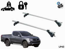 BARRE PORTATUTTO PORTAPACCHI TETTO PER FIAT FULLBACK 2016- CABINA ESTESA