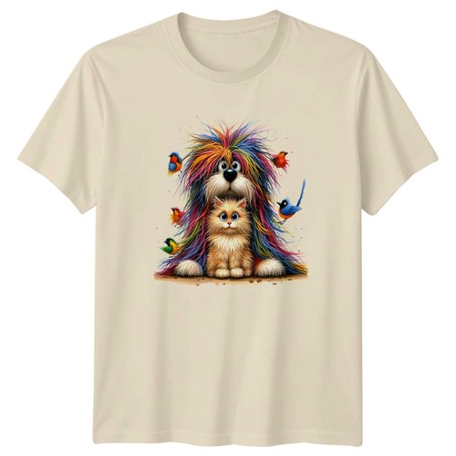 Pelliccia arcobaleno cane - pelliccia,