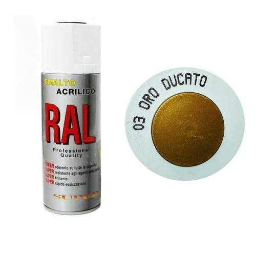 Bomboletta spray oro - oro, ducato