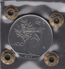 1965  100 lire periziata