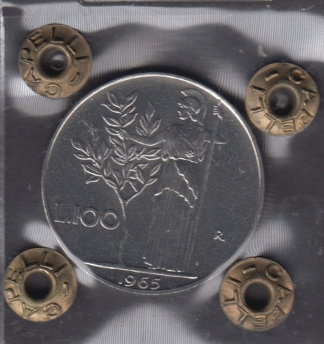 1965 100 lire periziata - 1965,