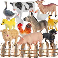 Set animali plastica - animali,