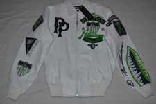 Pelle Uomo Pelle Giacca Bianco