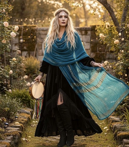 Sciarpa vintage stevie nicks - sciarpa,