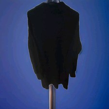 Maxi Maglia Mini Abito Donna Shein Lupetto Lungo Manica Ampia Tg S Nero Vestito 