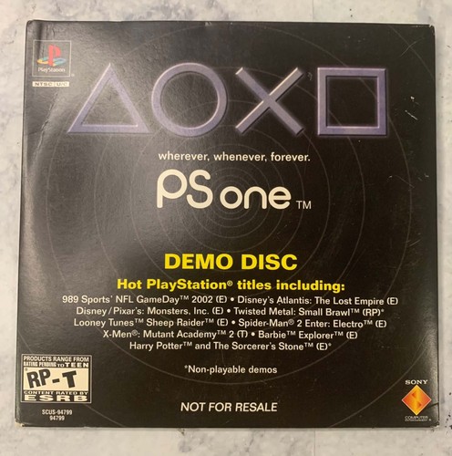 Psone demo disc - psone, (sony