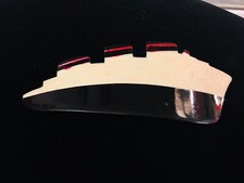 ACCESSORIO FIBBIA 40s BACHELITE NAVE TITANIC TRANSATLANTIC ITALIAN DESIGN BUCKLE