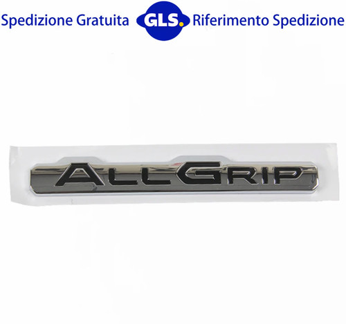 Scritta all grip cromata - all,
