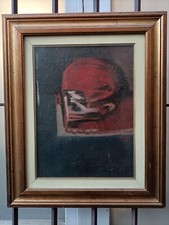 Quadro - Dipinto - Olio Su Tela - G. Maggi - Guerriero  - 1972