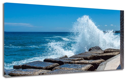 Quadro moderno mare agitato - moderno,