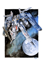 GUNDAM EX-S Gundam acquerello
