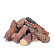 Legno ceramico per caminetti a bioetanolo ceppi a gas 10 pezzi per focolari set