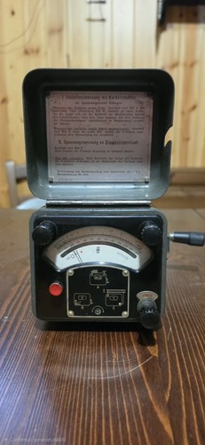 Misuratore isolamento vintage